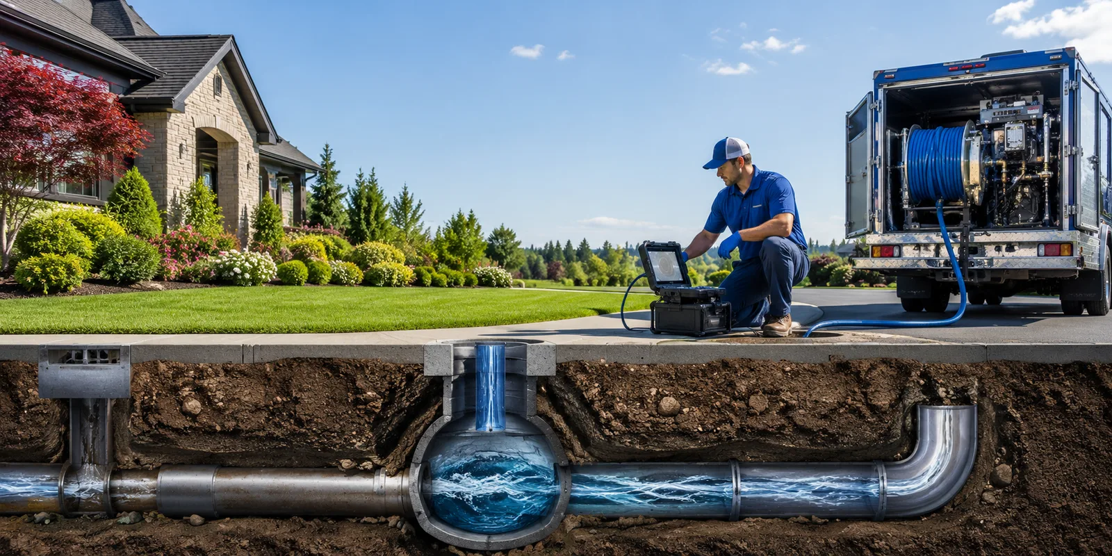 Drainage restoration information for Denmark, WI